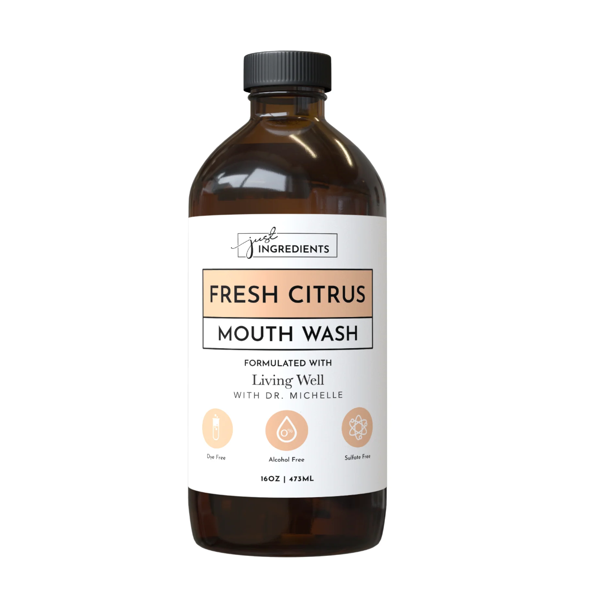 Remineralizing Mouth Wash, 16oz, Just Ingredients