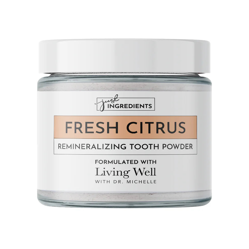 Fresh Citrus Remineralizing Tooth Powder, 2oz, Just Ingredients
