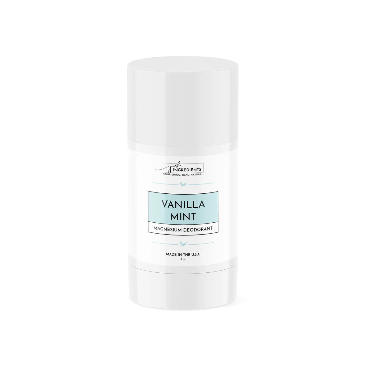 Vanilla Mint Deodorant, Just Ingredients