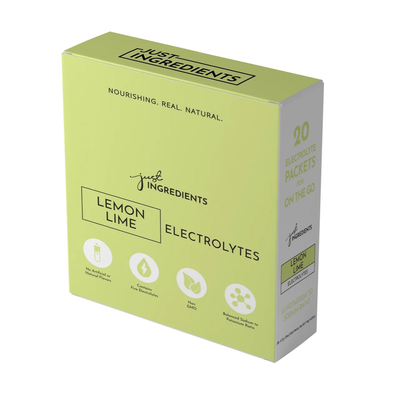 Electrolyte Box, 20 Single Serving Packs, Just Ingredients