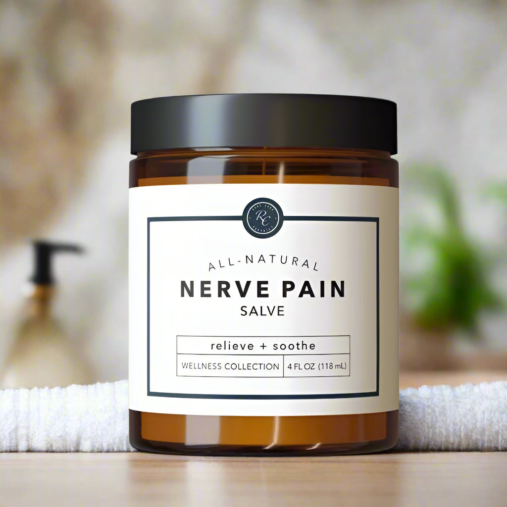 Nerve Pain Salve, Relieve + Soothe, 4oz, Rowe Casa Organics