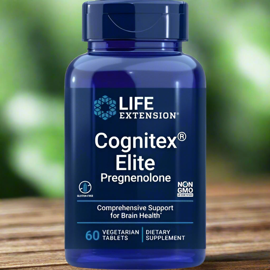 Cognitex Elite Pregnenolone, Comprehensive Support for Brain and Health, 60 Capsules, Life Extension