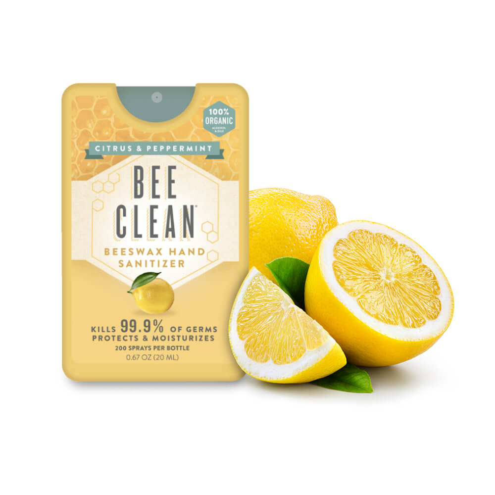 Beeswax Hand Sanitizer, 100% Organic, 20mL, Bee Clean