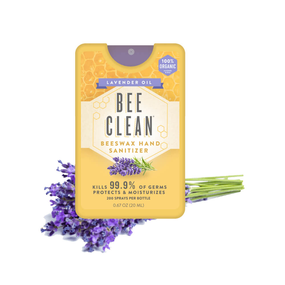 Beeswax Hand Sanitizer, 100% Organic, 20mL, Bee Clean