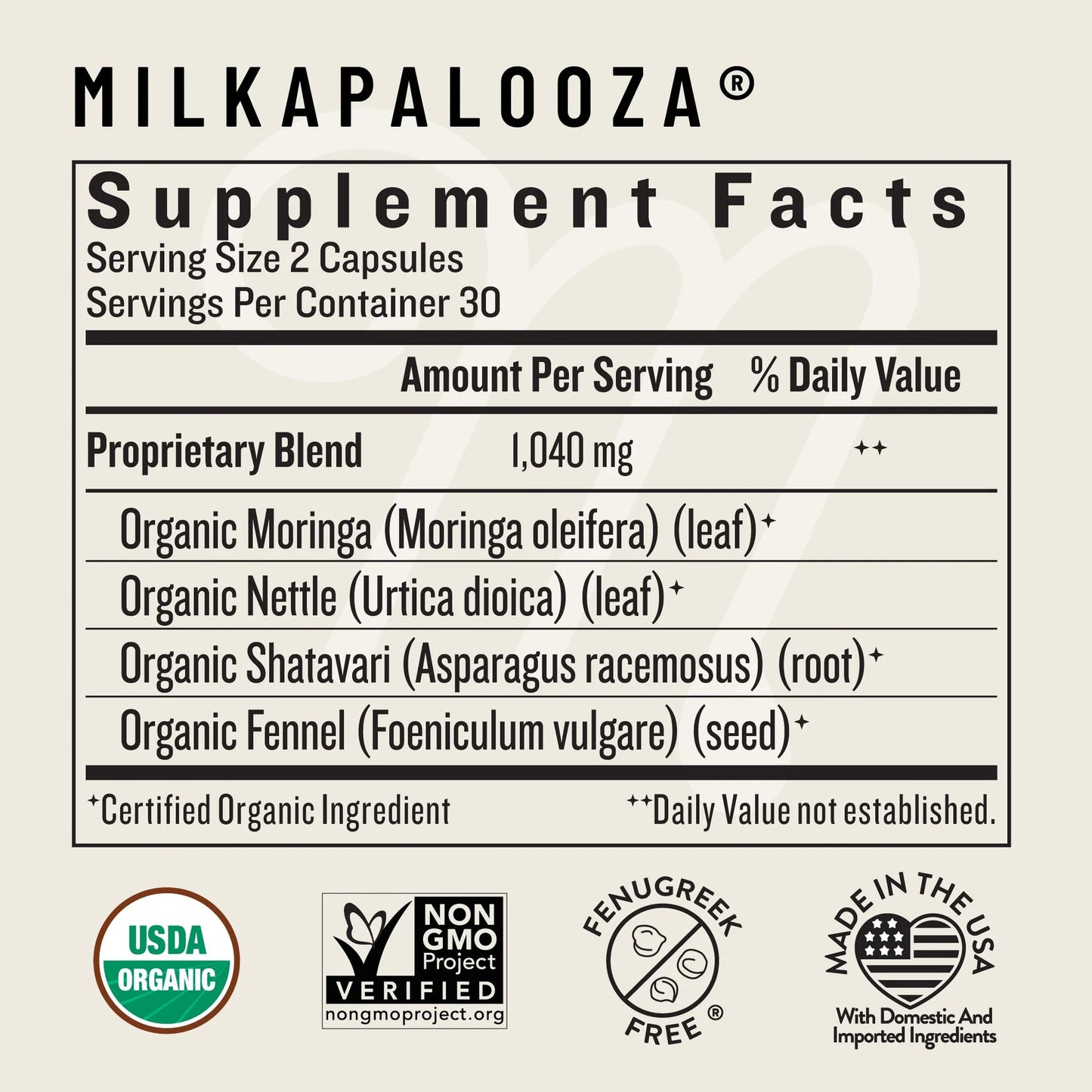 Milkapalooza, 60 Vegetarian Capsules, Legendairy Milk