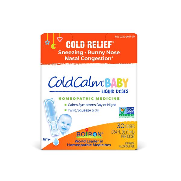 ColdCalm Baby, Homeopathic Medicine for Cold Relief with Sneezing and Runny Nose, Boiron
