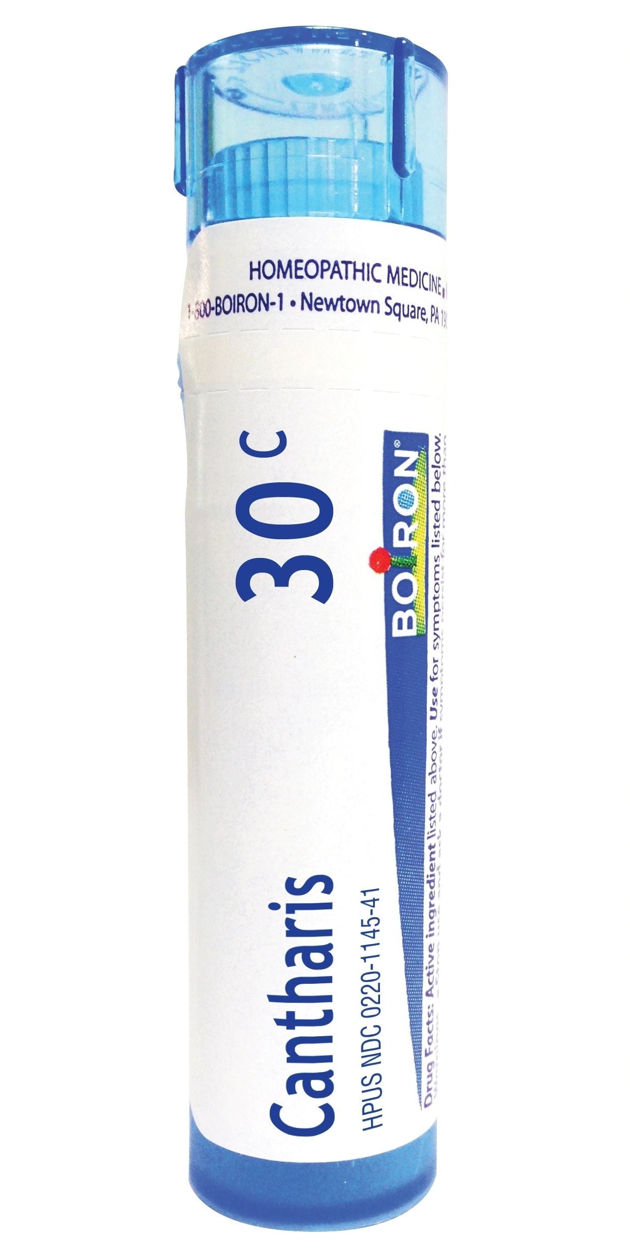 Cantharis, 30C, 200CK, Homeopathic Medicine for Blisters with Burning Pain, Boiron, 80 Pills (Pill Size #40)