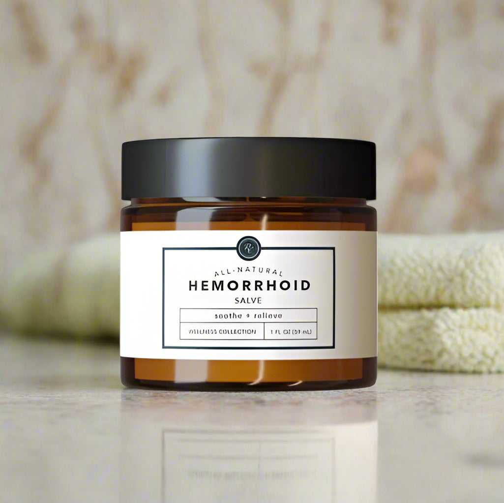 Hemorrhoid Salve, Soothe + Relieve, 1oz, Rowe Casa Organics