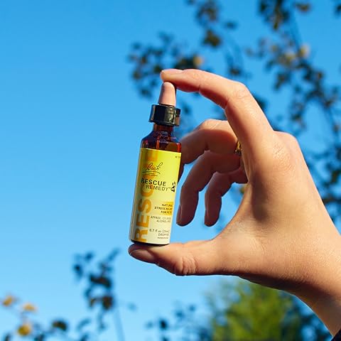 Rescue Remedy Pet Dropper, Natural Stress Relief for Pets, 20mL, Bach