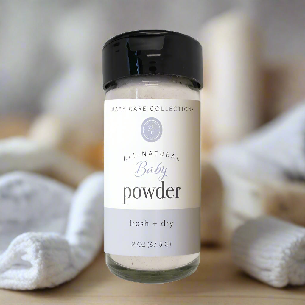 Baby Powder, Fresh + Dry, 2oz, Rowe Casa Organics