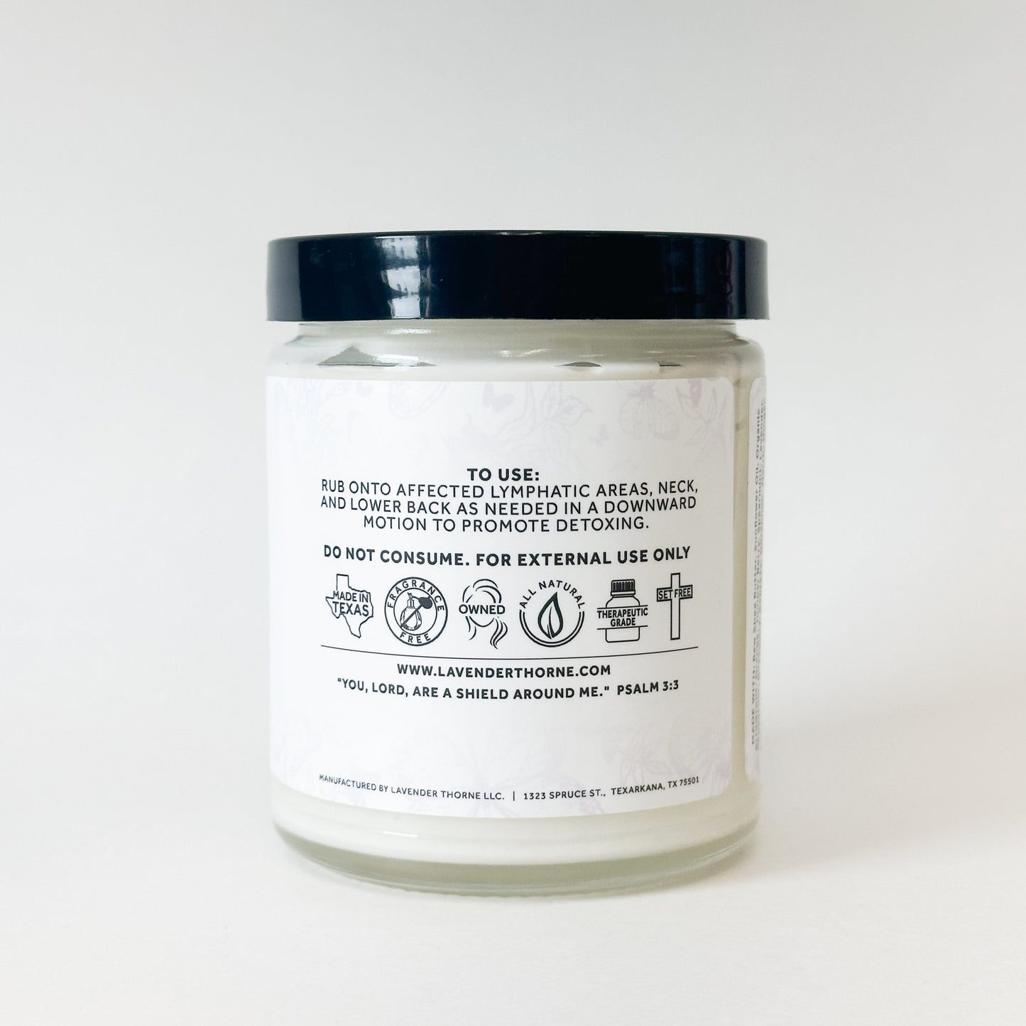 Detox Lotion - Lymphatic Cream, 8oz, Lavender Thorne