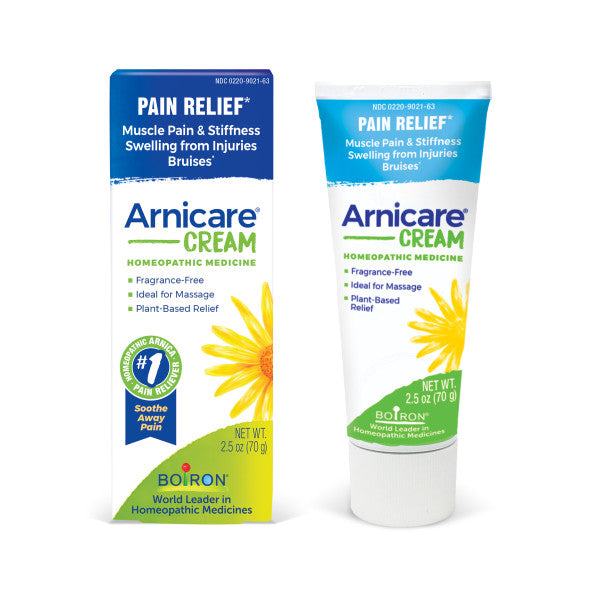 Arnicare Cream, Homeopathic Medicine for Pain Relief, 1.33-2.5 oz, Boiron