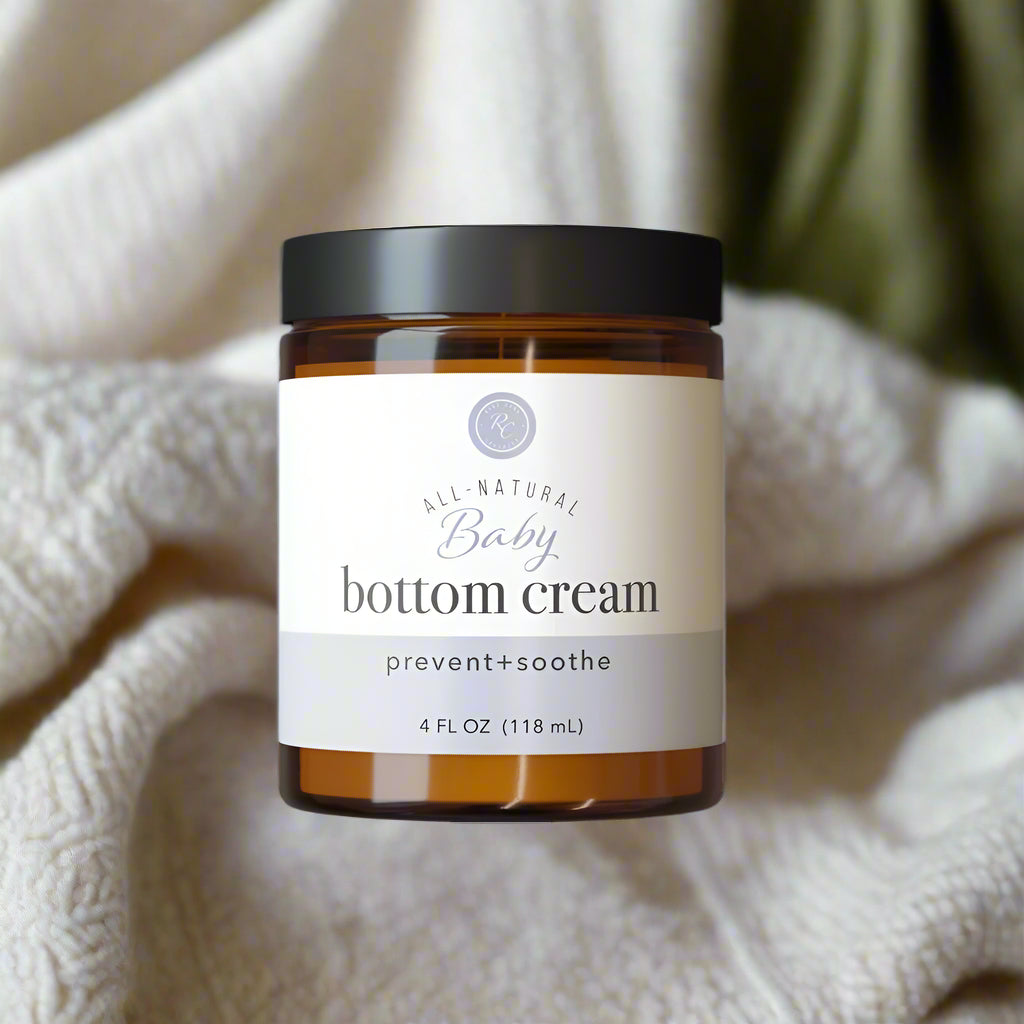 Baby Bottom Cream, Prevent + Soothe, 4oz, Rowe Casa Organics