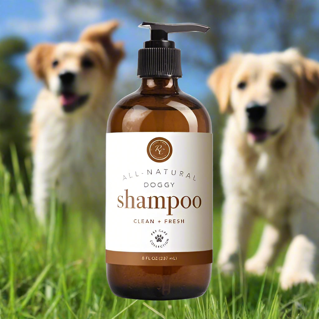 Doggy Shampoo, Clean + Fresh, 8oz, Rowe Casa Organics