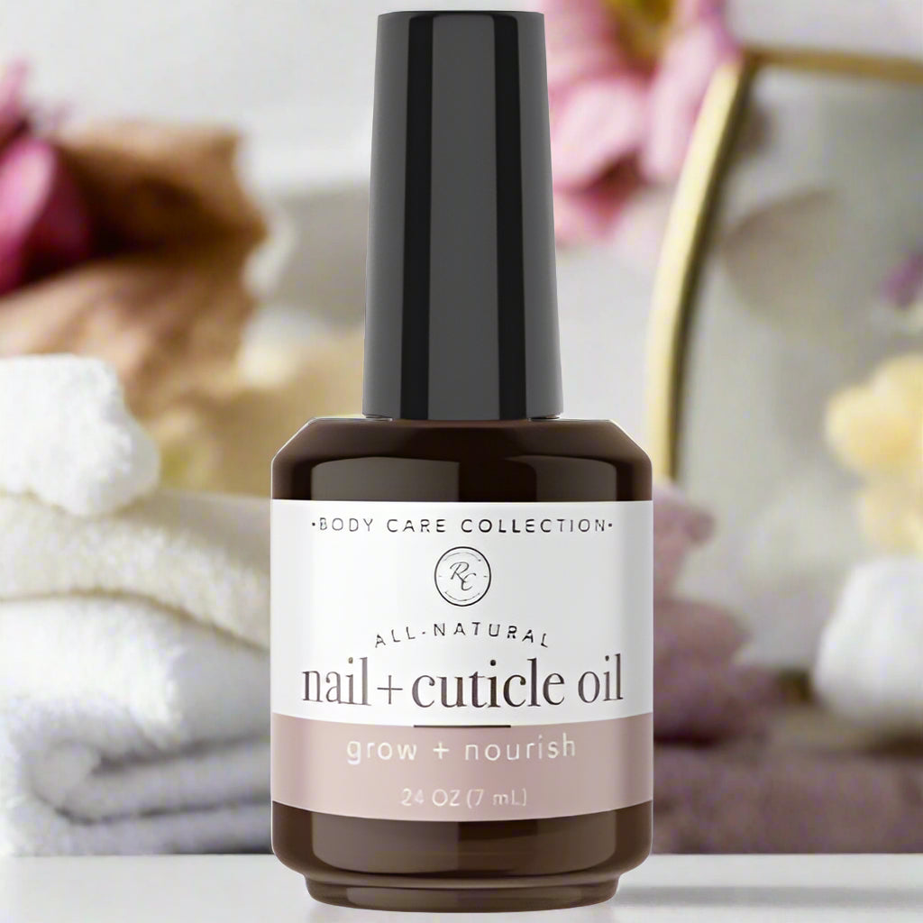 Nail + Cuticle Oil, Grow + Nourish, 0.24oz, Rowe Casa Organics