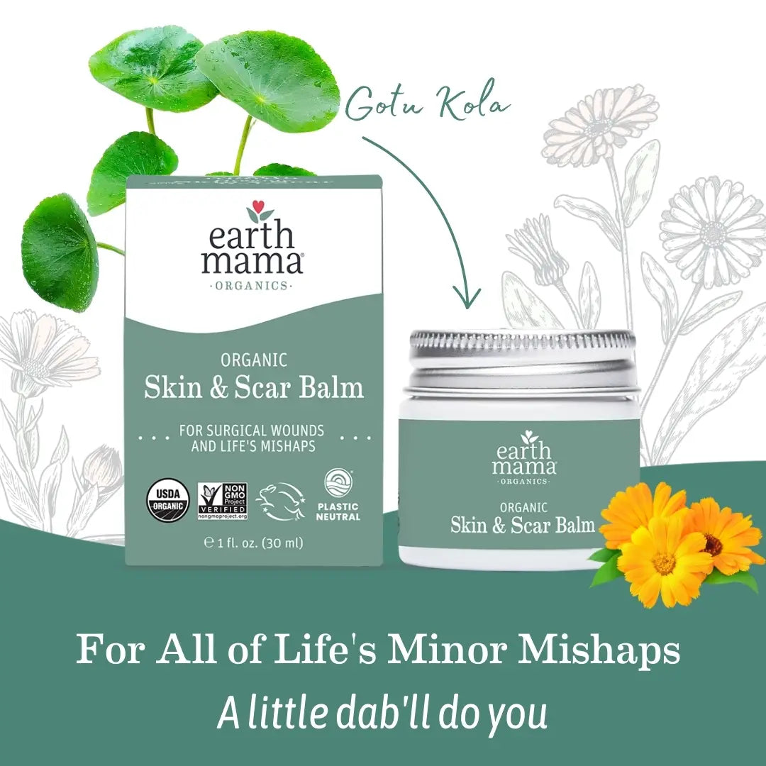 Organic Skin and Scar Balm, Earth Mama