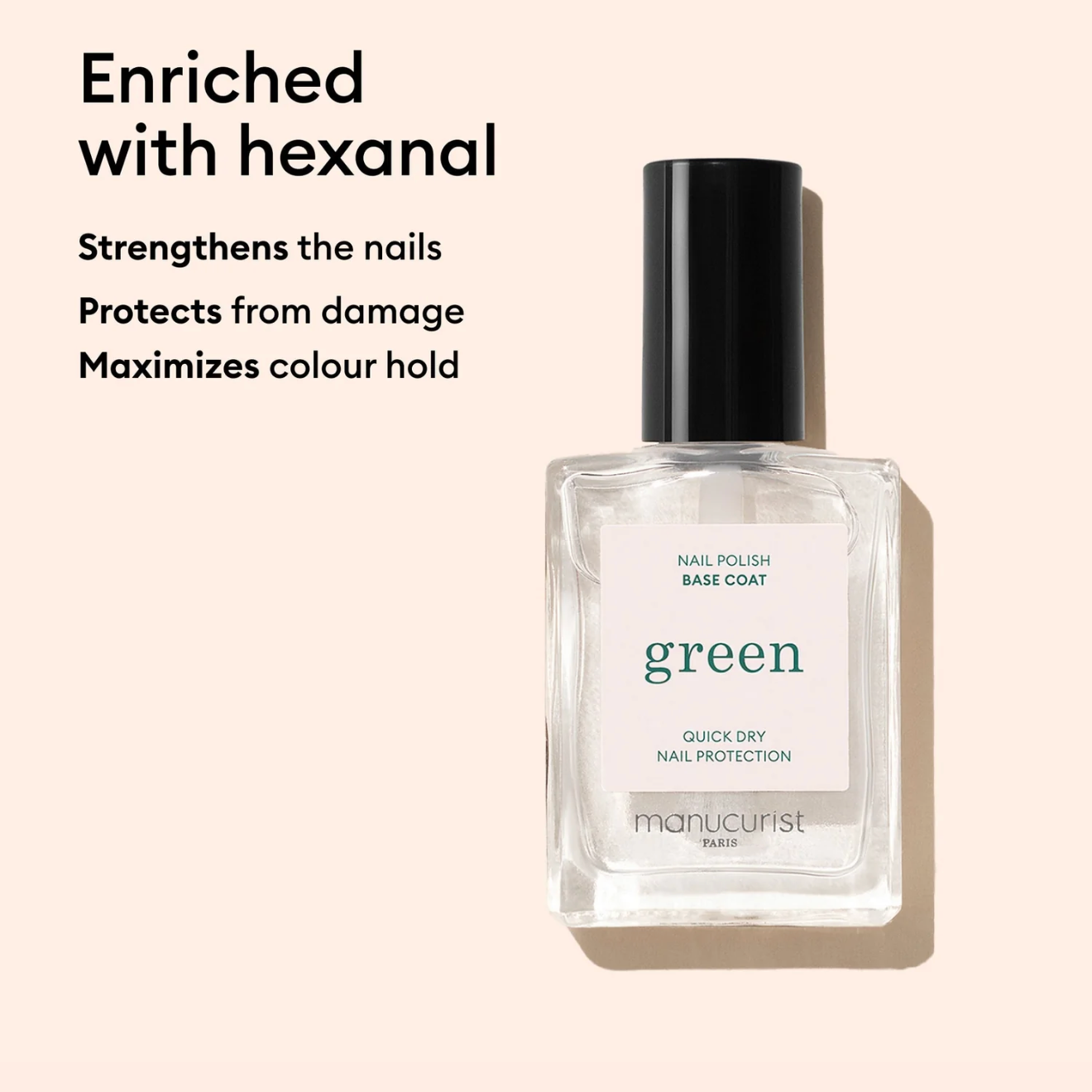 Nail Polish - Base Coat, 1.76oz, Manucurist
