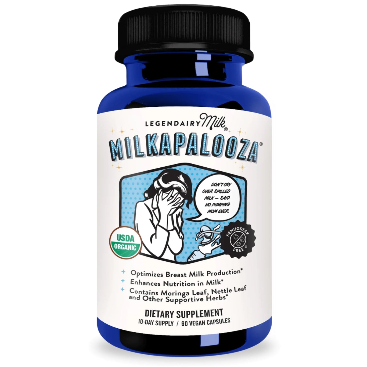 Milkapalooza, 60 Vegetarian Capsules, Legendairy Milk