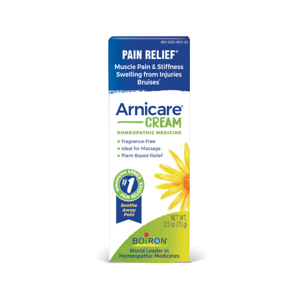 Arnicare Cream, Homeopathic Medicine for Pain Relief, 1.33-2.5 oz, Boiron