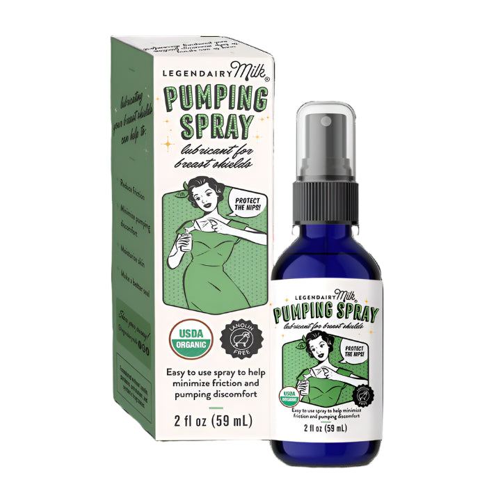 Pumping Spray, Lubricant For Pumping Flanges, 59mL, Lengendairy Milk