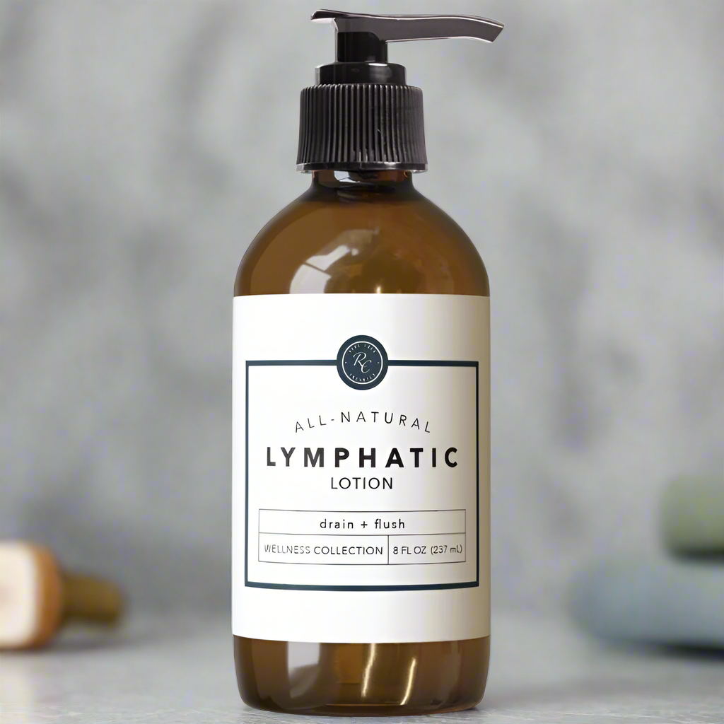 Lymphatic Lotion, Drain + Flush, 8oz, Rowe Casa Organics