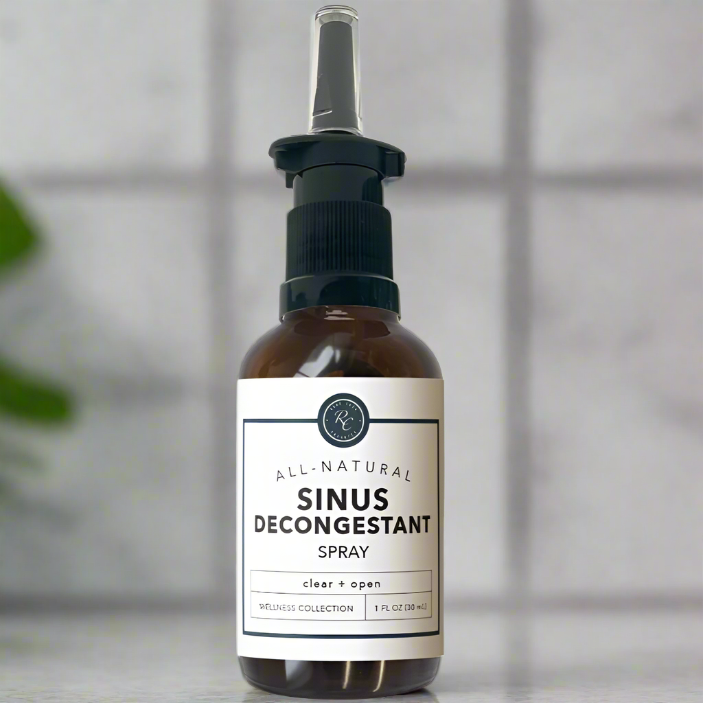 Sinus Decongestant Spray, Clear + Open, 1oz, Rowe Casa Organics