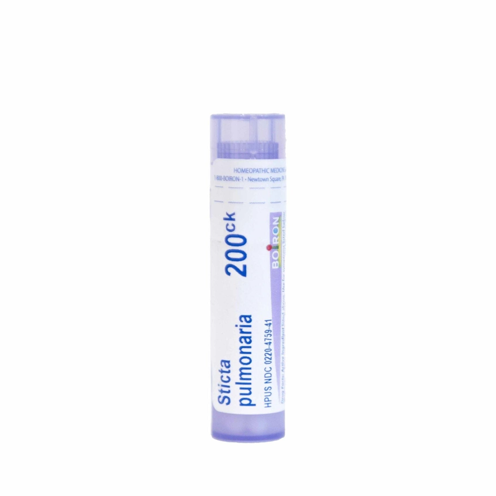 Sticta Pulmonaria, 200C, Boiron, 80 Pills (Pill Size #40)