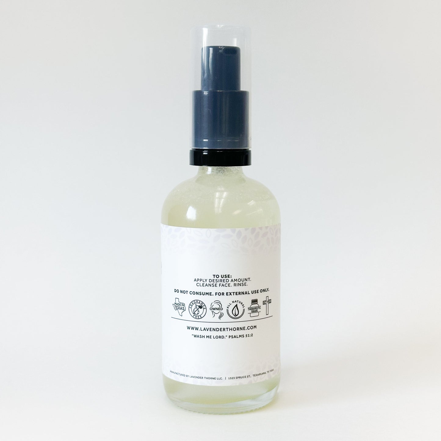 WASH YOUR FACE, Face Cleanser, 8oz, Lavender Thorne
