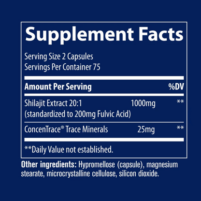 Shilajit Capsules, 150 Capsules, Trace Minerals