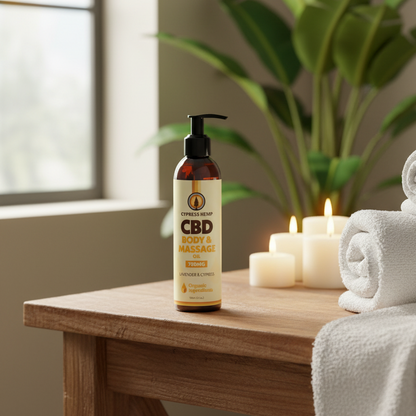 CBD-Infused Body Oil (Lavender, 6oz)