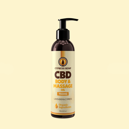 CBD-Infused Body Oil (Lavender, 6oz)