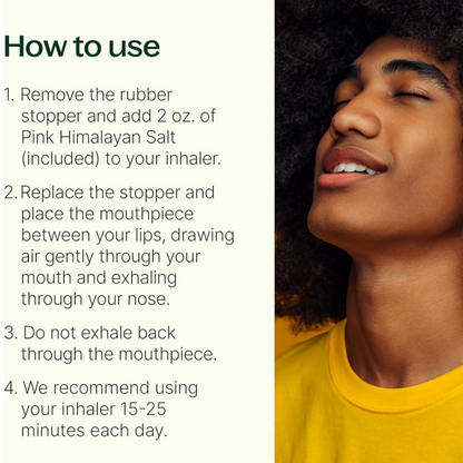Himalayan Salt Inhaler, Plant Therapy