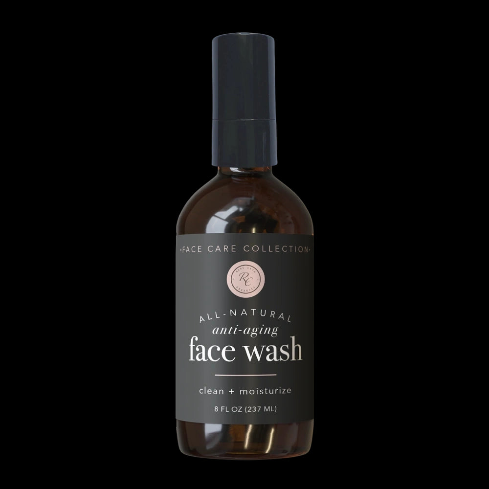 Anti-Aging Face Wash, Clean + Moisturize, 8oz, Rowe Casa Organics