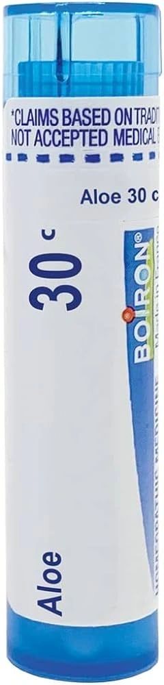 Aloe 30C, Homeopathic Medicine For Urgent Or Hemorrhoids, Boiron, 80 Pills (Pill Size #40)