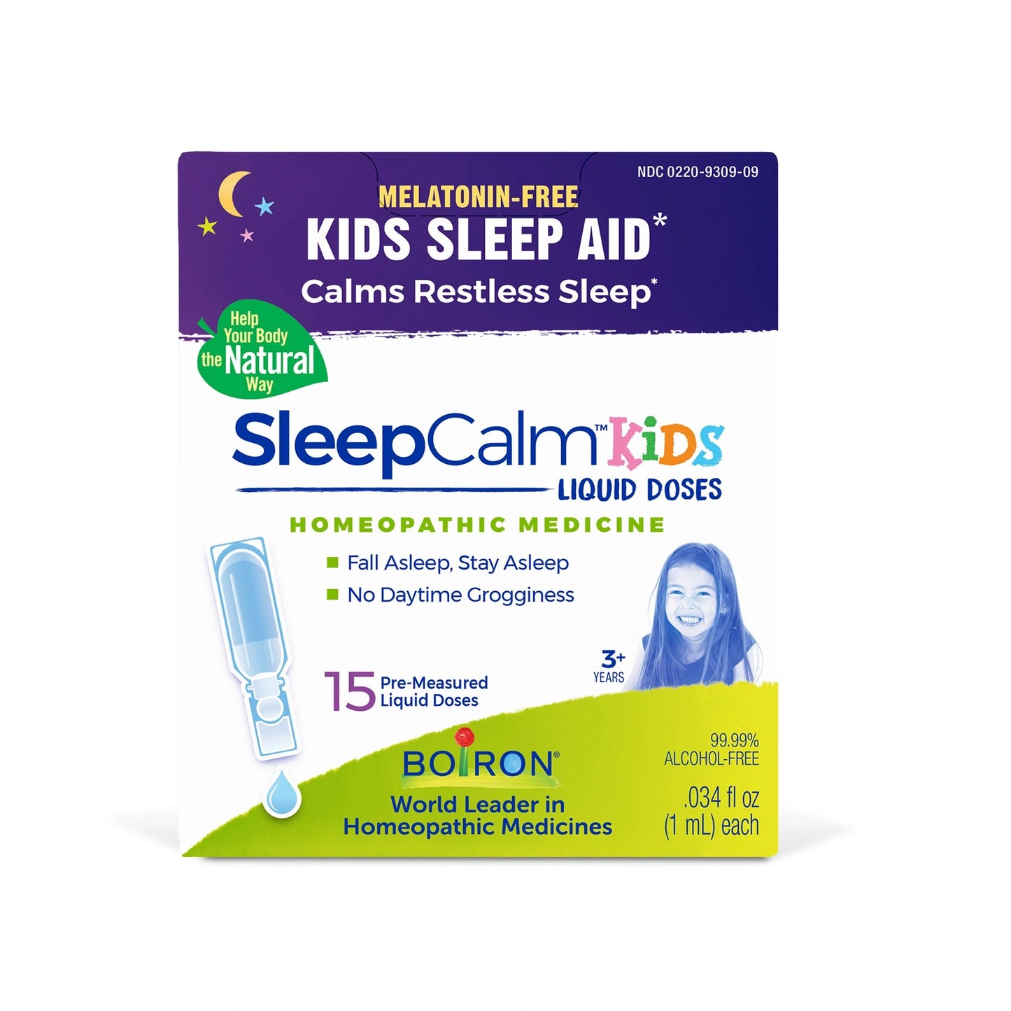 SleepCalm Kids, Melatonin-Free Liquid Doses, Boiron