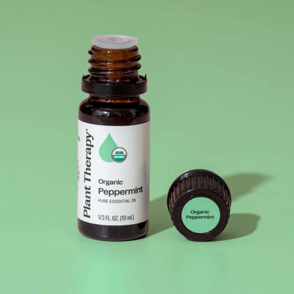 Organic Peppermint Essential Oil, 10ml, Plant Therapy