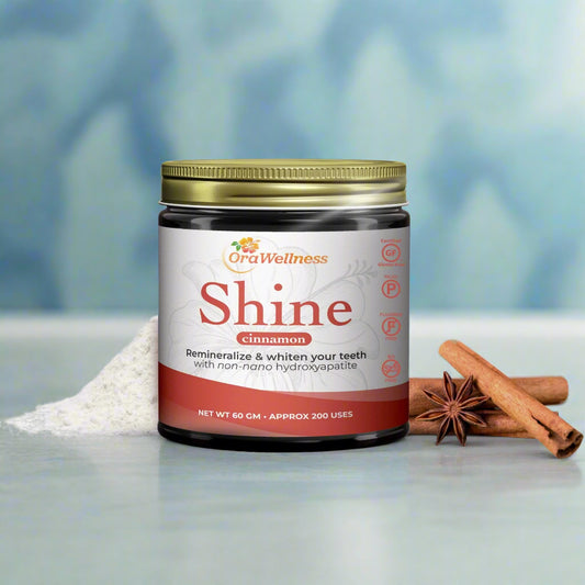 Shine Remineralizing Tooth Whitening Powder, Cinnamon, OraWellness