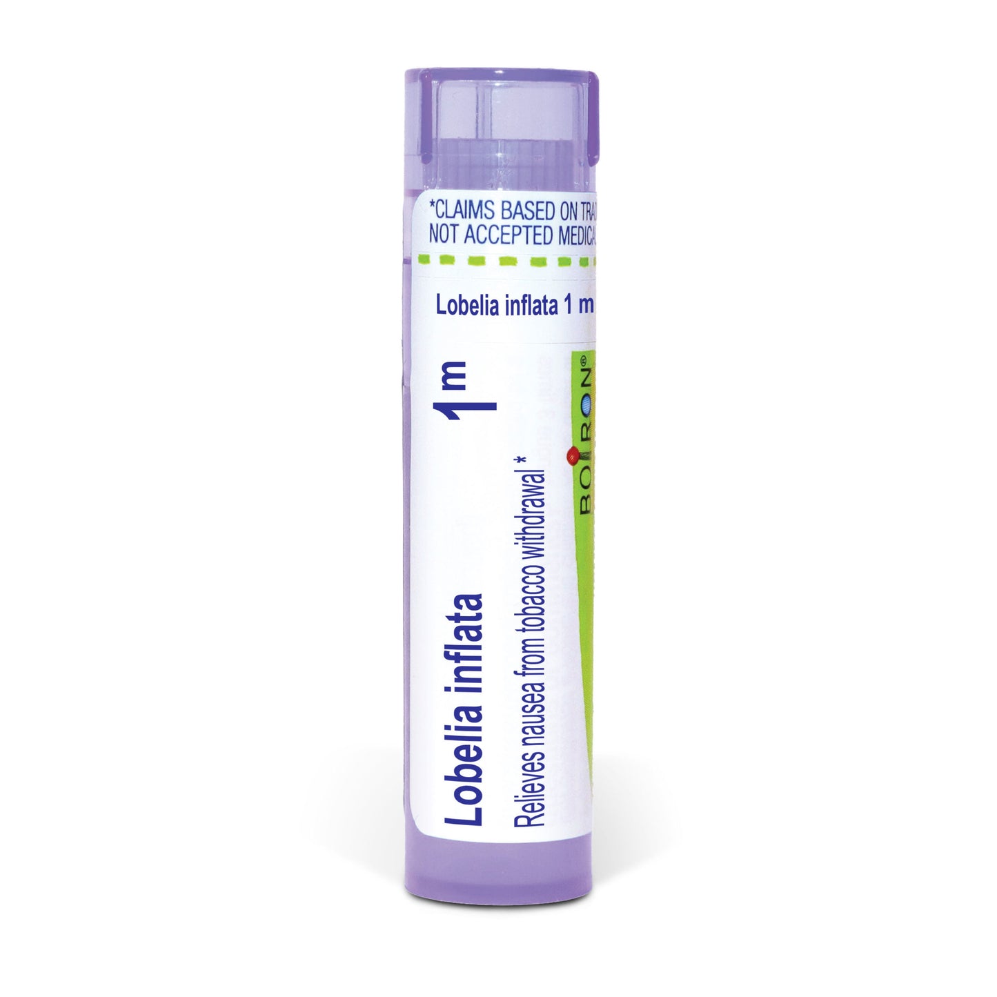 Lobelia Inflata 6C, 30C, 200CK, 1M, Homeopathic Medicine to Relieve Nausea from Tobacco Withdrawal, Boiron, 80 Pills (Pill Size #40)