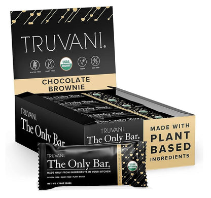 The Only Bar, Chocolate Brownie, Gluten Free, Dairy Free, Truvani