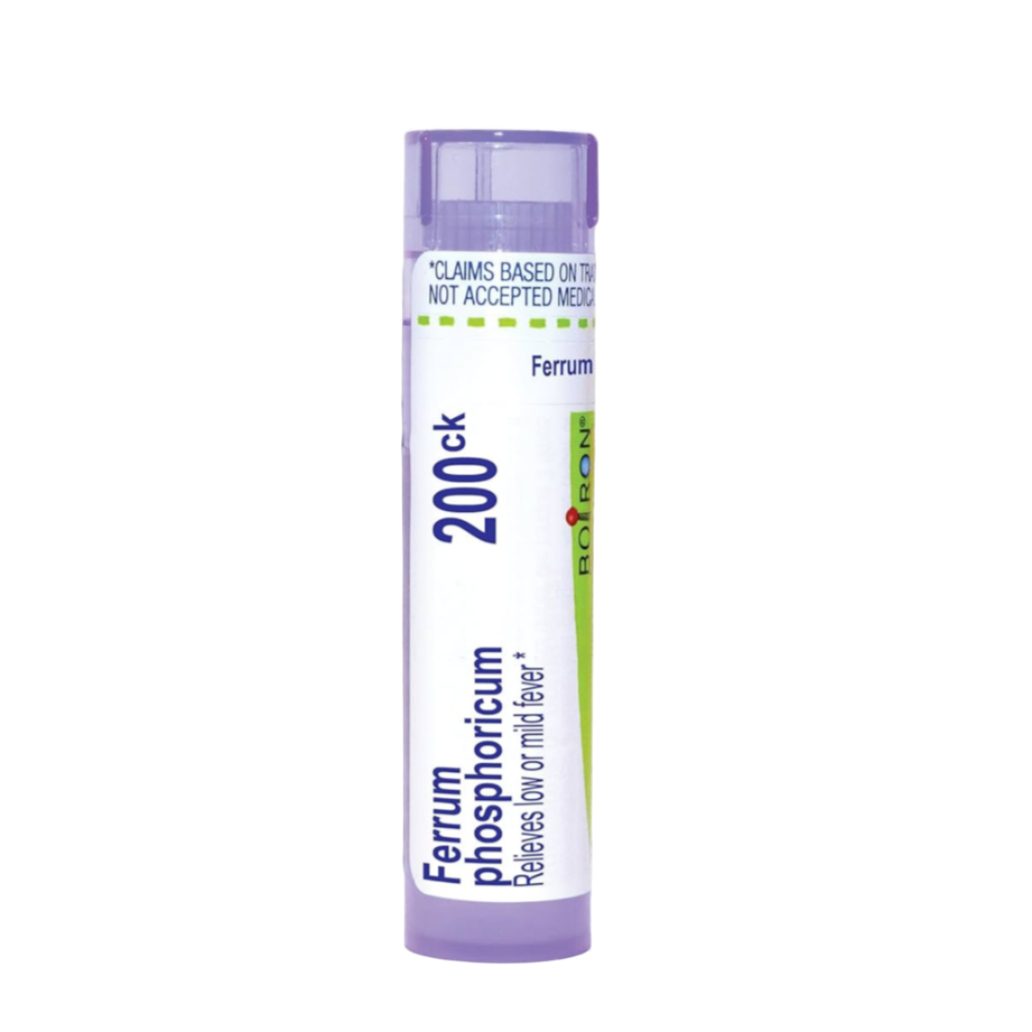 Ferrum Phosphoricum 6C, 30C, 200CK, 1M, Homeopathic Medicine for Low or Mild Fever, Boiron, 80 Pills (Pill Size #40)