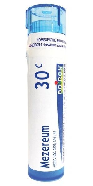 Mezereum, 30C, 200CK, Homeopathic Medicine for Nasal Congestion, Boiron, 80 Pills (Pill Size #40)