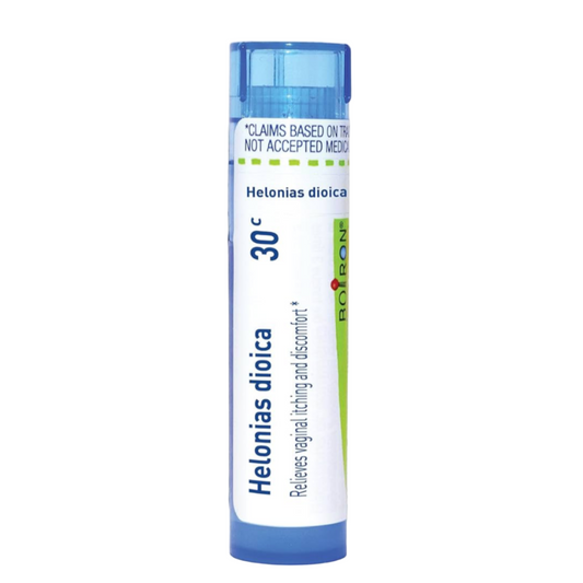 Helonias Dioica 30C, 200CK, Homeopathic Medicine for Vaginal Itching & Discomfort, Boiron, 80 Pills (Pill Size #40)