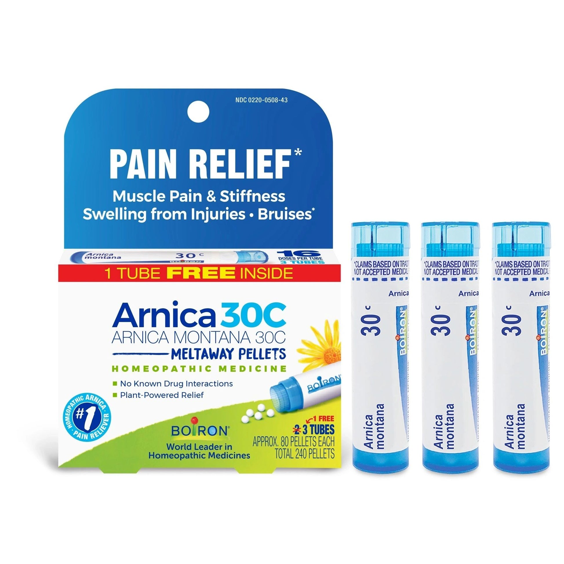 Arnica 30C Bonus Pack, Buy 2 Get 1 Free