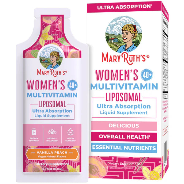 Organic Women's Multivitamin Liposomal, Vanilla Peach, Mary Ruth's