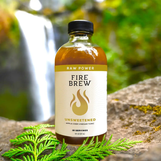 Unsweetened Raw Power ACV Fire Cider Tonic, 8oz, Fire Brew