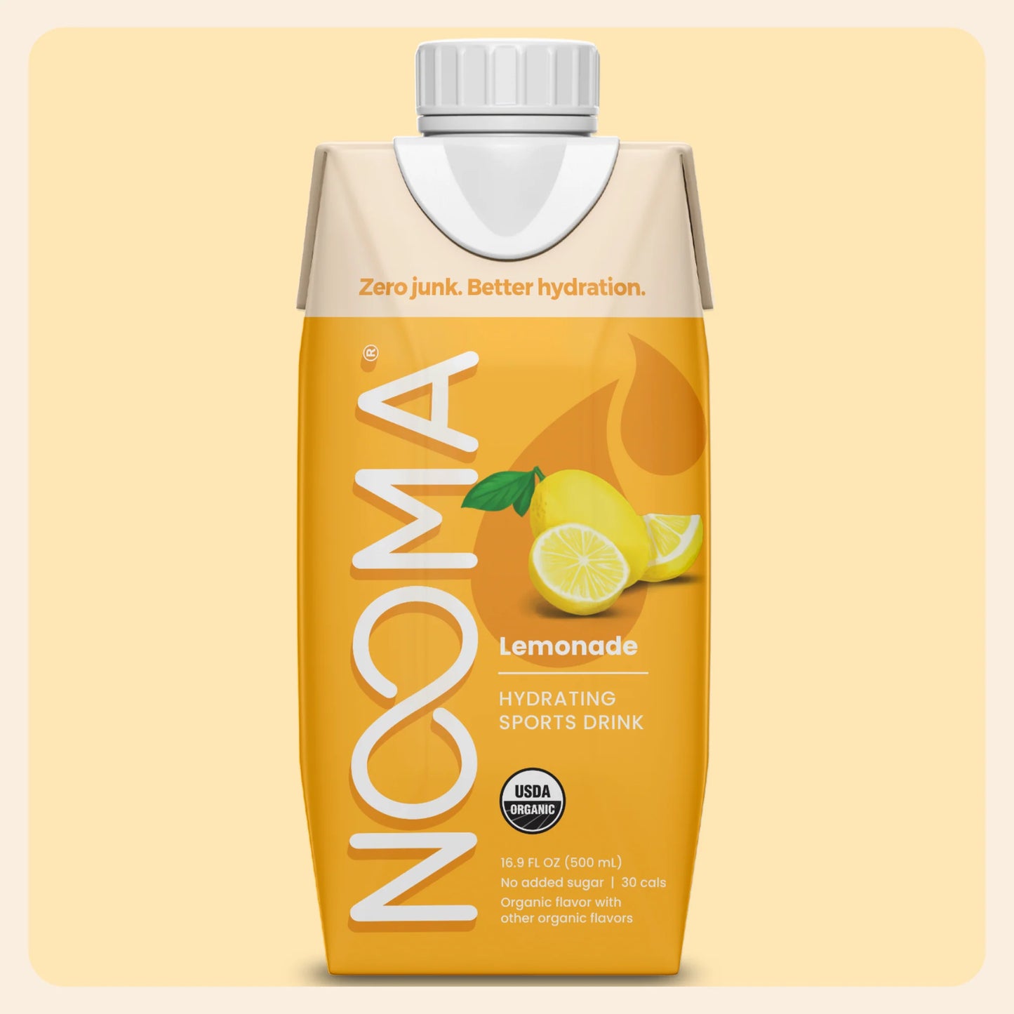 Hydrating Sports Drink - Lemonade, 16.9 oz, NOOMA