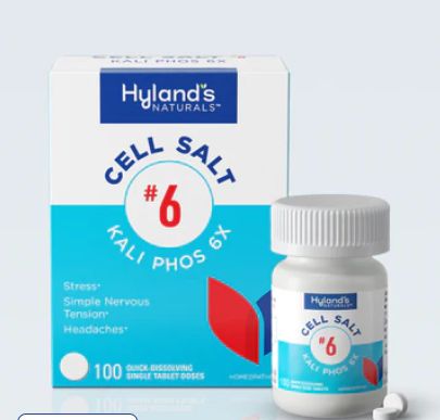 Cell Salt #6 Kali Phos 6x, 100 Tablets, Hyland's