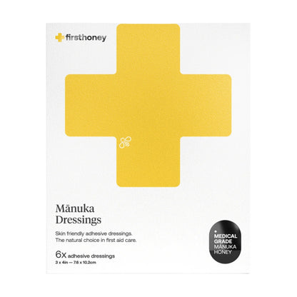 Manuka Dressings, 6ct, First Honey