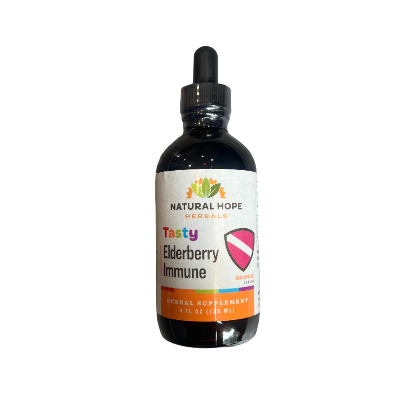 Tasty Elderberry Immune, Orange Flavor, 2oz, Natural Hope Herbals