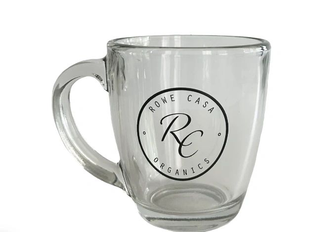 Glass Mug, 16oz, Rowe Casa Organics